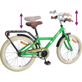 vidaXL Kinderfahrrad 18 Zoll RH 0 cm Grün