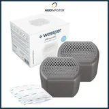 2x Wessper P2 Humifill Grau Raumentfeuchter Set mit Nachfüllpack 250g 90 Tage