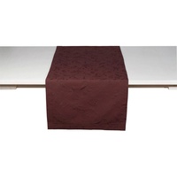 Pichler Tischläufer, Bordeaux, - 50x150 cm, bügelfrei, Wohntextilien, Tischwäsche, Tischläufer