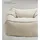 mokebo Sitzsack Der Lümmel Cord 80 x 60 x 83 cm Beige mit Hocker