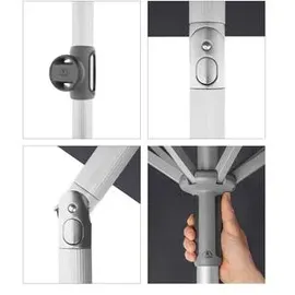 Doppler Act Neo Push Up 250 x 200 cm Grau
