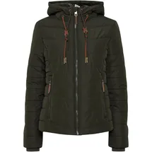 Oxmo Winterjacke Mala braun / dunkelgrün S