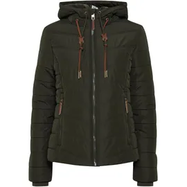 Oxmo Winterjacke Mala braun / dunkelgrün S