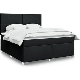 vidaXL Boxspringbett 180 x 200 cm Schwarz