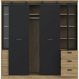 Forte Kleiderschrank mit Beleuchtung