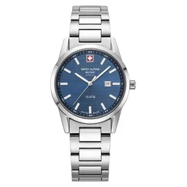 Swiss Alpine Military Damen Uhr Analog Quarz 7767.1135SAM Edelstahl