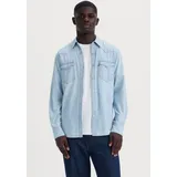 Levi's Herren Barstow Western Standard Hemd,Burnett Light Chambray,L