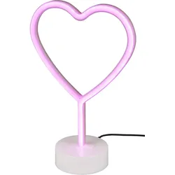 Reality Leuchten LED-Tischleuchte HEART FUN - B/H/T ca. 20,00x30,00x10,00