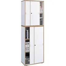 VCM Salia Aktenschrank 60 x 37,4 x 183 weiß