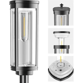 Forever Solarleuchte LED SUNARI FLS-97 CLASSIC, Post 3000K 500mAh li-ion - Schwarz