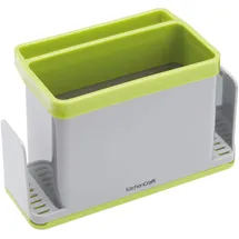 KitchenCraft Spülutensilien-Behälter 12 x 19,5 x 9 cm Grau/Grün