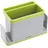 KitchenCraft Spülutensilien-Behälter 12 x 19,5 x 9 cm Grau/Grün
