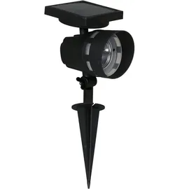 Luxform Gartenstrahler »Solar-Intelligente Hybrid-Erdspießleuchte -Montana« LED-Modul 1 Stk. Für den Außenbereich geeignet IP33, schwarz