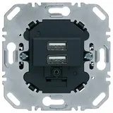 Berker USB Ladesteckdose 230V 2-fach Anthrazit 2 St.
