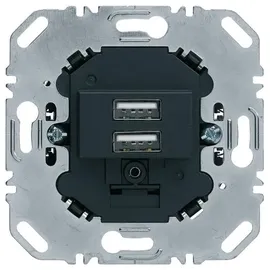 Berker USB Ladesteckdose 230V 2-fach Anthrazit 2 St.