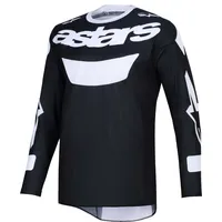 Alpinestars Racer Air Riway Motocross Jersey, schwarz-weiss, Größe M
