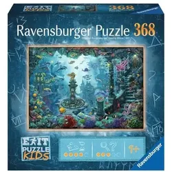 RAVENSBURGER 13394 Kinderpuzzle Exit Puzzle 368 Teile Im Unterwasserreich