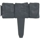 vidaXL Rasenkante Steinoptik 41 Stk. Kunststoff 10 M vidaXL