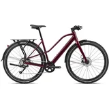 Orbea Vibe Mid H30 Eq 29 ́ ́ Acera M3020 2024 Elektrofahrrad - Metallic Burgundy Red Gloss - M