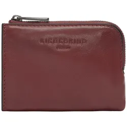 Geldbörse LIEBESKIND BERLIN "Lena HERA SHEEP NATURAL", lila (berry), Leder, casual, Kleinlederwaren, Geldbeutel Damenbörse Portemonnaie