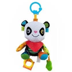 Bali Bazoo Kuscheltier C-Ring Greifling Activity Spielzeug Plüschtier ab Geburt weiß