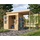 Karibu Merseburg 2 3,22 x 1,22 m natur inkl. Anbaudach
