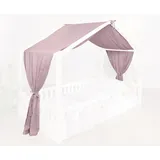 tiSsi tiSsi® Baldachin Musselin für Hausbetten 90x200 cm altrosa | Gr.: onesize
