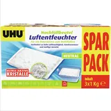 UHU Luftentfeuchter Nachfüllbeutel Sparpack, 3x 1000 g