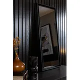 JV Möbel Luxuriöser Stand Wandspiegel 100 x 46 cm Schwarz