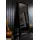 JV Möbel Luxuriöser Stand Wandspiegel 100 x 46 cm Schwarz