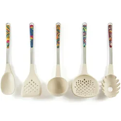 Excelsa Set mit 5 Utensilien Gipsy Soul Nylon 31x7,5x7,5 cm Bunt