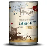 MjAMjAM - Duett 390g MjAMjAM Katze 6x390g DUETT LachsFilet mit Hühnchen