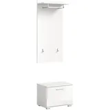 MID.YOU PREGO Sitzbank 55x191x37 weiß