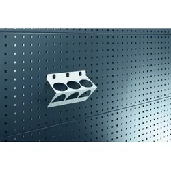 Dosenhalter bis 68mm 3 Aufnahmen-RAL7035