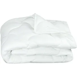 ZOLLNER Bettdecke - Polyester - atmungsaktive Füllung - 135x200cm mit 1300g Füllung - Made in Europe - waschbar bis 95°C - Wärmeklasse 3 - Oeko Tex® Zertifiziert