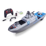 CARSON RC- Küstenwache 2.4G 100% RTR - Ferngesteuertes Boot, RC Boot, Ferngesteuertes Boot für Kinder und Erwachsene, inklusive Fernsteuerung