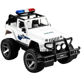 Double Eagle RC-Auto Jeep Polizei 1:12 CH RTR weiß (E550-003)