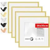 luxuskollektion Bilderrahmen LuxusKollektion Gold 30x30 cm 4 St.