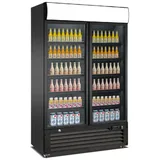 Wimar Getränkekühlschrank Kühlschrank Gewerbekühlschrank 750l 2 Türen 1120x610x1975mm