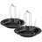 Wellgro Hähnchenhalter 2er Set Metall schwarz