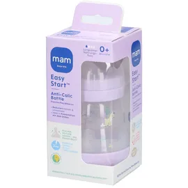 MAM Easy Start Anti-Colic Zuigfles Lila 160ml 1 St Flaschen
