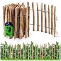 Kadax Staketenzaun 500 x 50 cm Haselnuss