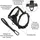 Kurgo Tru-Fit Smart Hundegeschirr Schwarz XS
