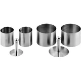 Weis Dessertringe Set 4 inkl. Drücker,