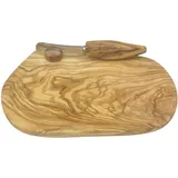 Berard Schneidebrett Olivenholz 1-tlg. 20 x 13 x 2 cm Braun