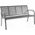 MWH Das Original Marta 3-Sitzer  Aluminium  Grau