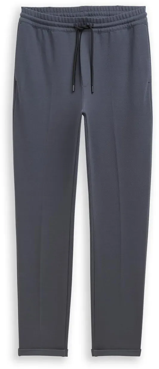 TOM TAILOR DENIM Herren TTTAPERED Hose, grau, Uni, Gr. XS