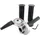 motoforce racing Kurzhubgasgriff Racing universal Chrom