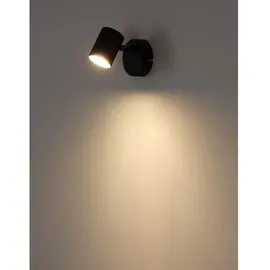 GLOBO Wandleuchte 10,5 cm 8 cm schwarz