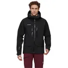 Mammut Hardshell-Alpinjacke Crater Pro HS Hooded (Bergsteigen, wasserdicht, winddicht) schwarz Herren